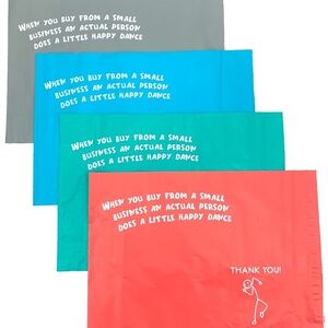100 Thank You 10x13 Poly Mailers Shipping Envelope